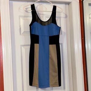 NWT mini color block dress